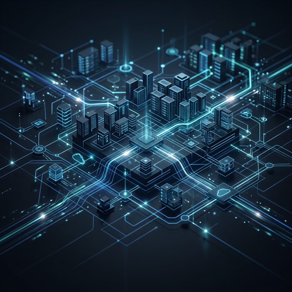 Abstract Technology Background